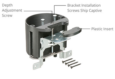 Adjustable Fan and Fixture In/Out Box for New Construction