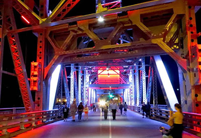 Shining a Light on the Main Street Bridge in Welland, Ontario