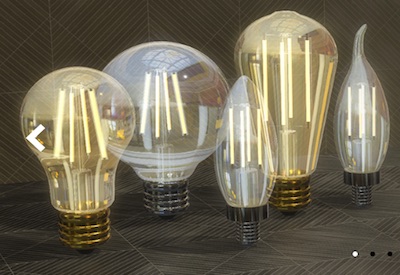 LED Filament Decorative Lamps from Eiko