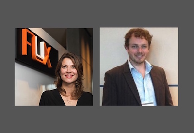 Flux Lighting’s Mara Klammrodt and Lightenco’s Steve Hubbard