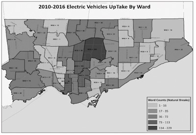 City of Toronto Report Recommends On-Street EV Charging Stations on Hydro Poles