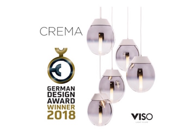 Viso Inc.’s Crema LED Light Pendant Wins German Design Award
