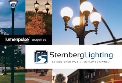 Lumenpulse Group Acquires Sternberg Lighting