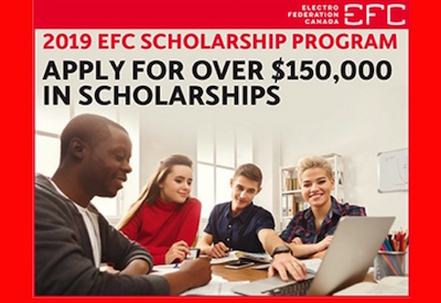 EFC Launches 2019 Scholarship Program: Over $150,000 to Be Awarded