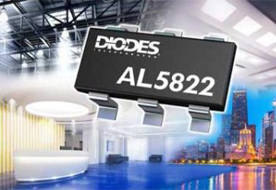 Adaptive LED Current Ripple Suppressor from Diodes Incorporated Enables High Power Factor and Flicker-Free Professional LED Lighting