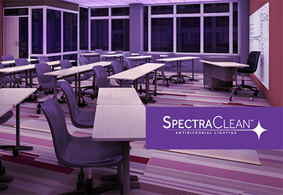 Hubbell Lighting Introduces SpectraClean Visible Light Disinfection Technology for Commercial and Industrial Markets