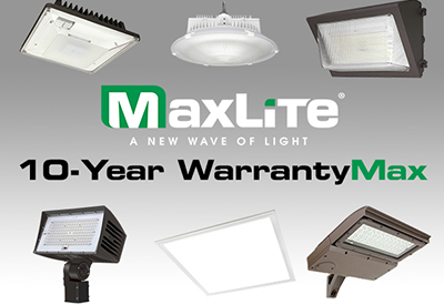 MaxLite Introduces new and Improved 10-year Warranty Coverage on C&I LED Fixtures