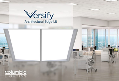 Columbia Lighting Introduces New Versify Architectural Edge-Lit Luminaire