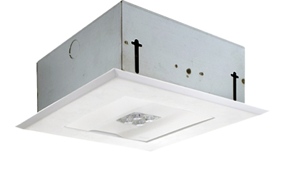 The Pluraluce Square Recessed Battery Unit & Remote