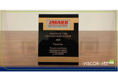 IMARK Canada Recognizes Viscor, a Leviton Company with the 2020 Order of the Golden Maple Leaf Award