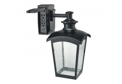 L’Image Wall Lantern with Built-In Electrical Outlet