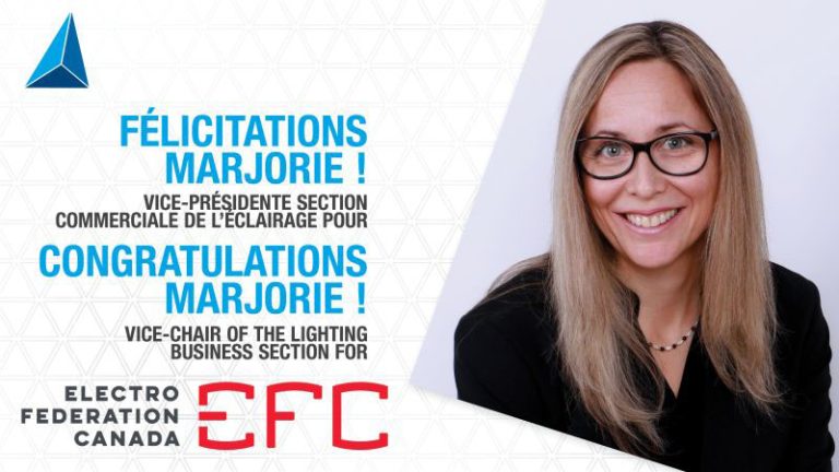 Marjorie Dionne, Stanpro, Appointed Vice-Chair of EFC’s Lighting Business Section