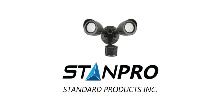 DSL- Dual Head LED Security Light 3 CCT Selectable and Integrated Motion Sensor by STANPRO