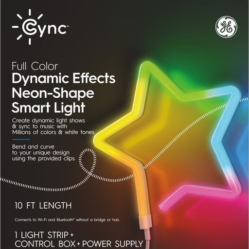 New Neon-Shape Smart Lights from Cync: Customize Your Entertainment Space -  Lighting Design & Specificaition