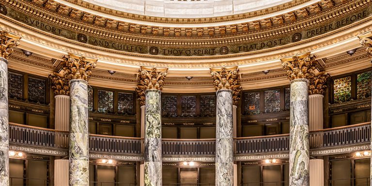 Gould Memorial Library – Insights into the Historic Building Renovation with Meteor Lighting and CBB Lighting Design