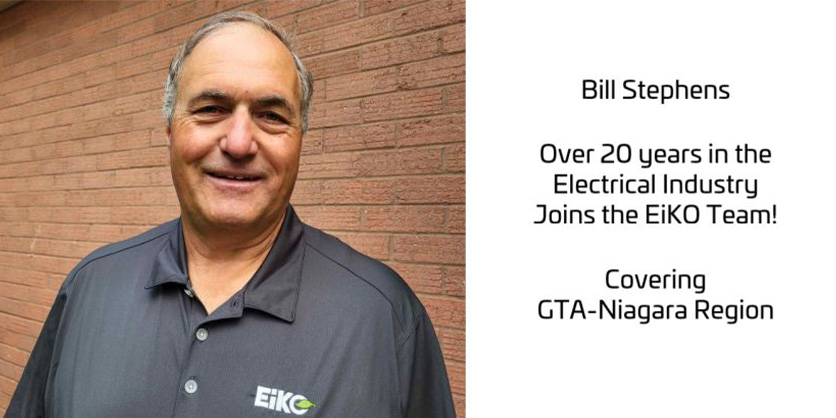 Bill Stephens Joins EiKO Team as Regional Sales Manager