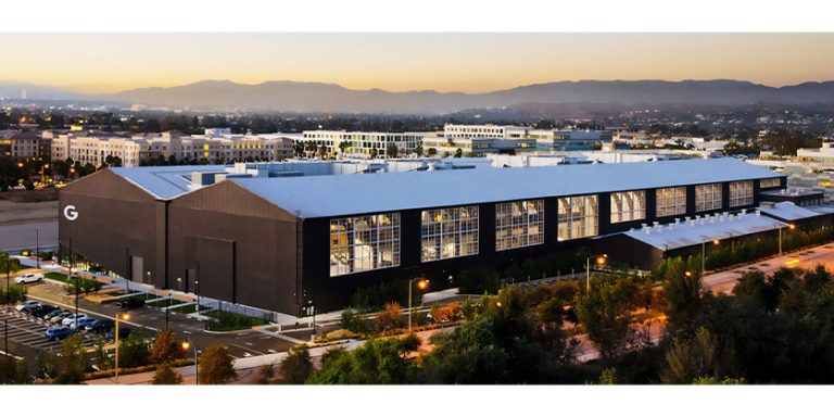 Illuminating the Heroically Sized Google Spruce Goose Hangar into an Inspiring and Intriguing Workspace