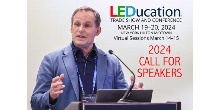 LEDucation 2024 Call for Speakers Deadline September 1st