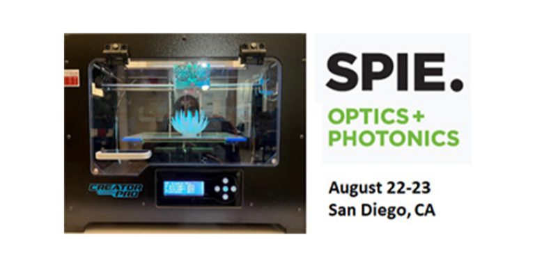 Keynote Presentations and Discussion Forum to Highlight Inaugural SPIE 3D Printing for Lighting Conference