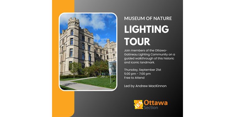 Ottawa IES: Museum of Nature Lighting Tour