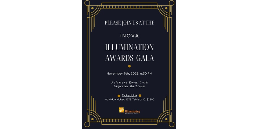 IES Toronto Illumination Awards Gala 2023