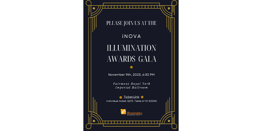 Awards Gala 2023 with IES Toronto