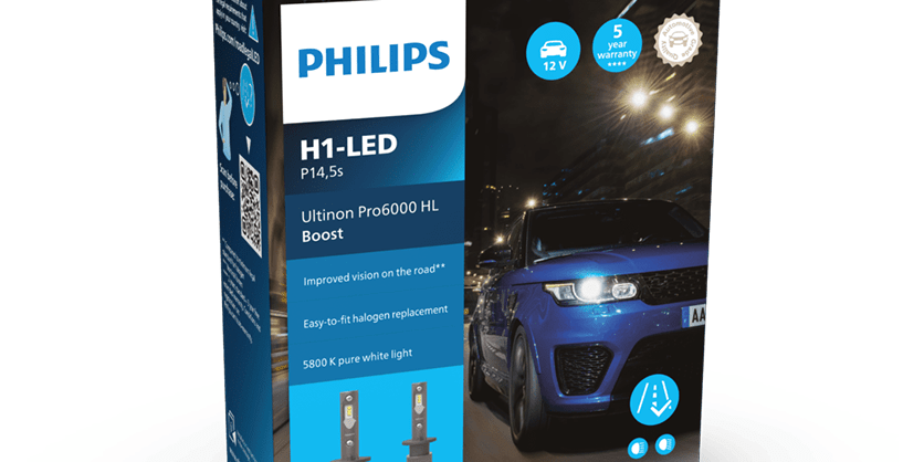 Philips Ultinon Pro6000 Boost Road-Legal LED Retrofit Bulbs Now Available for H1 Headlights