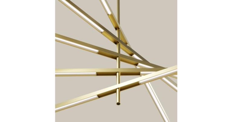 Eureka: Junction Luminaire, a Unique Chandelier Pendant for Symmetrical and Minimalist Aesthetics