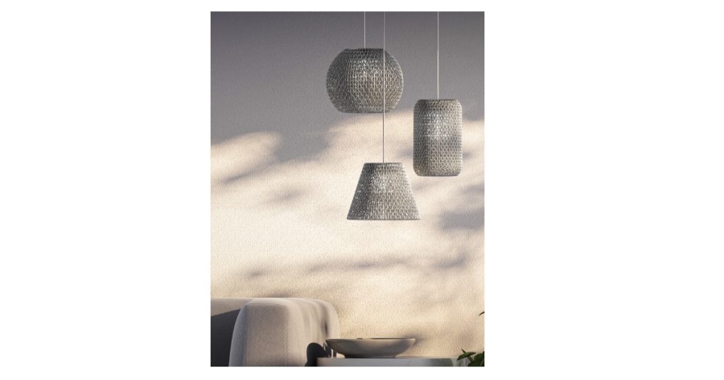 Mar 12, 2025 - Eureka_ LATTICE - 3D Printed Ceiling Suspended Fixture