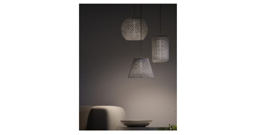 Mar 12, 2025 - Eureka_ LATTICE - 3D Printed Ceiling Suspended Fixture