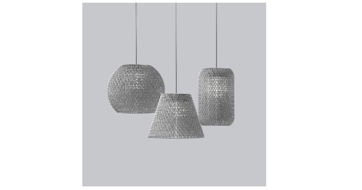 Eureka: Lattice – 3D Printed Ceiling Suspended Fixture