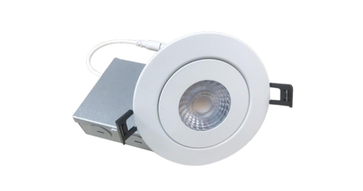 Gescan: STANPRO 4-inch 120V SWIVEL Choice LED Downlight – White