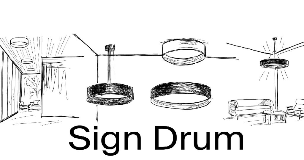Zaneen: Sign Drum - Blend of Sophistication & High-Performance Lighting
