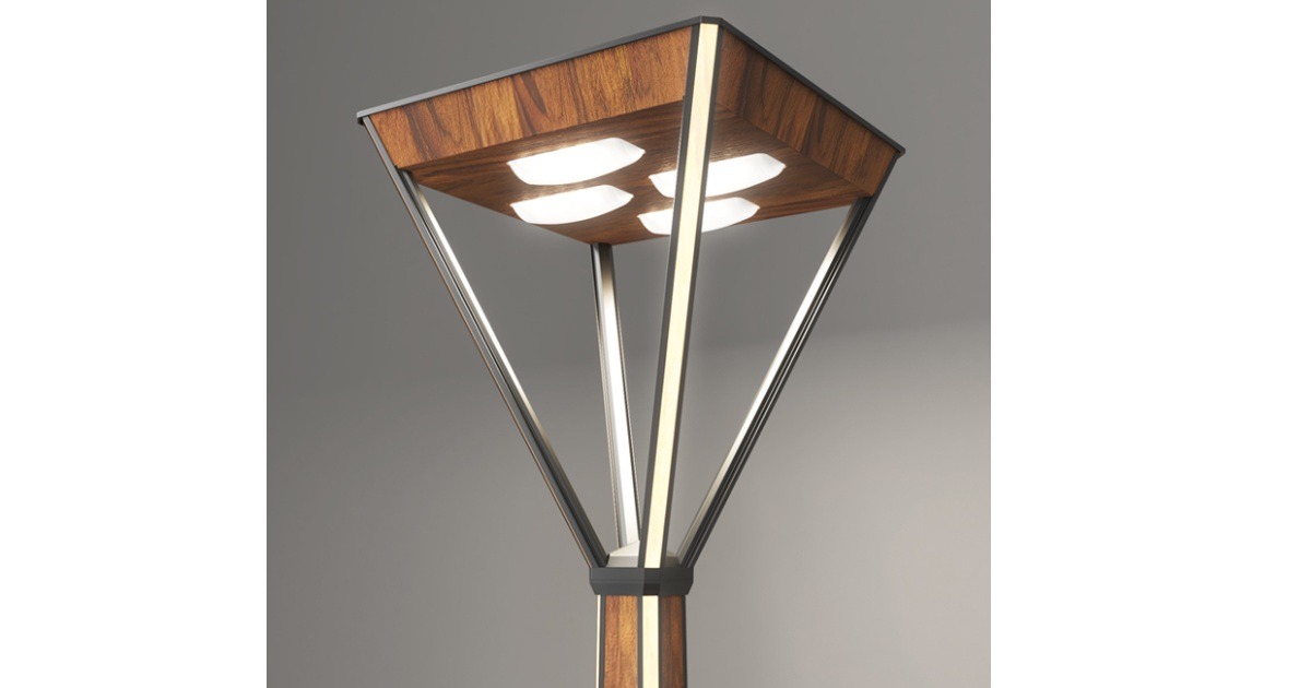 Zilux: Model F – Digitally Printed Aluminum Luminaire