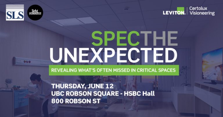 May 23, 2025 - SLS Group Announces Lighting in Critical Spaces Collaborative Event - June 12, 2025 10
