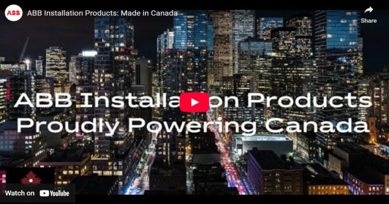 ABB Installation Products Made in Canada