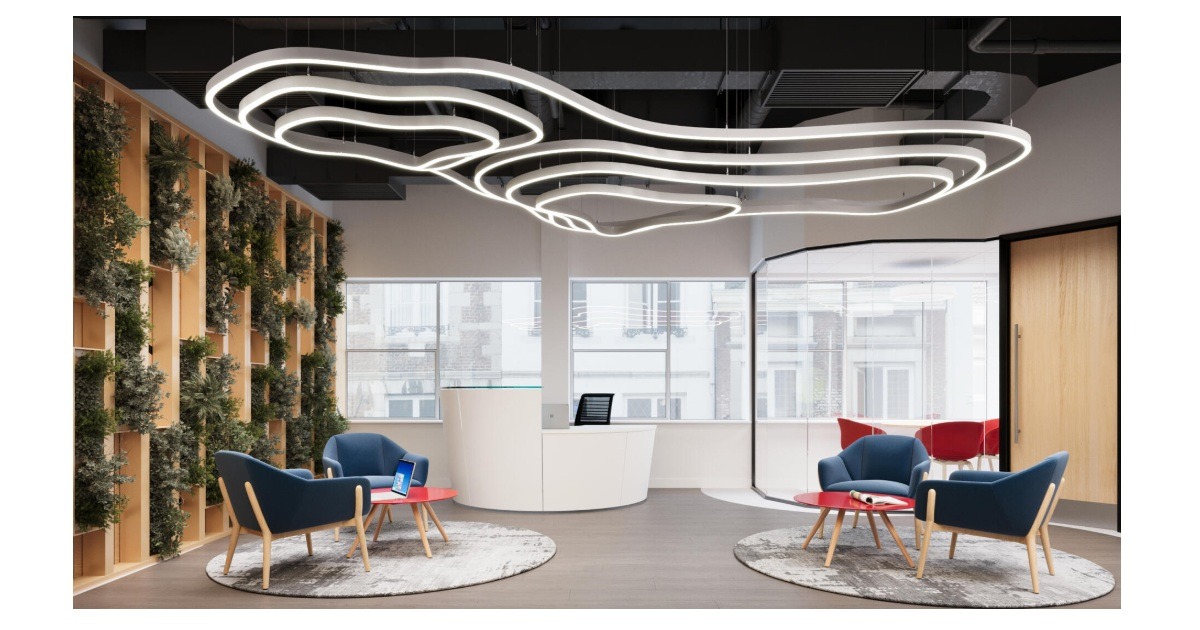 Beta-Calco: Micro Squiggle – Suspended Continuous Lighting System