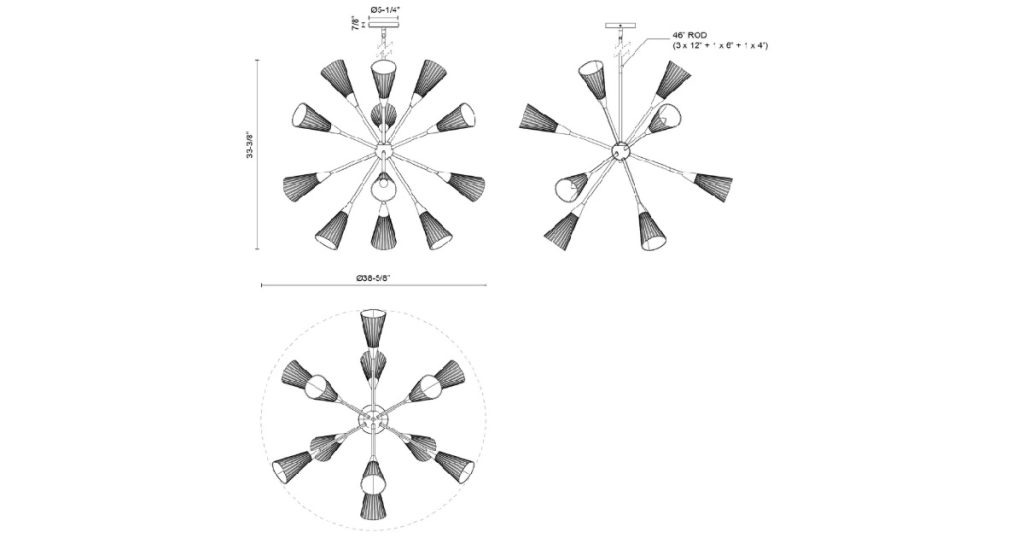Aug 14, 2025 - Kuzco Lighting Alora Mood Cosmo 39-in Chandelier