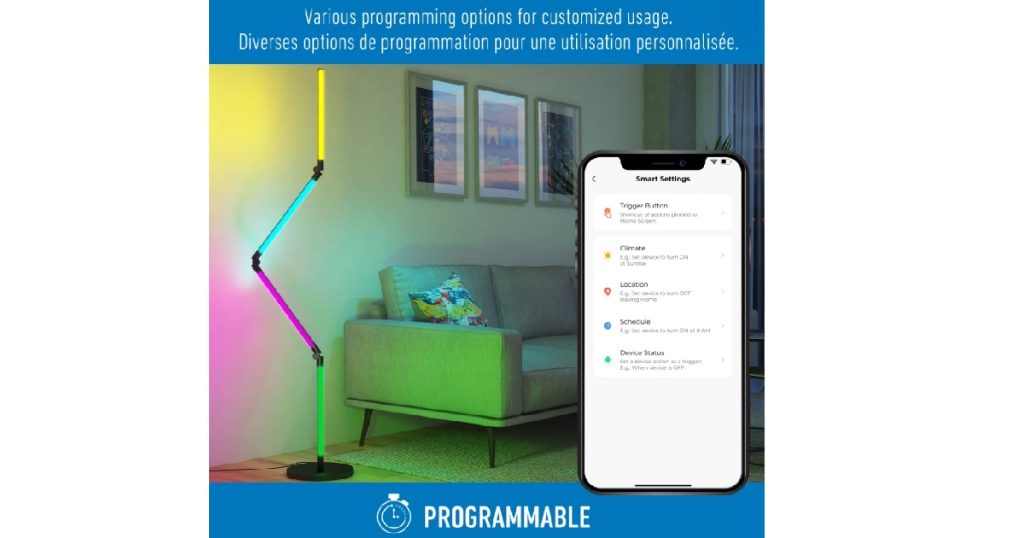 Aug 21, 2025 - Artika Fitch Smart Foldable RGB LED Floor Lamp 8