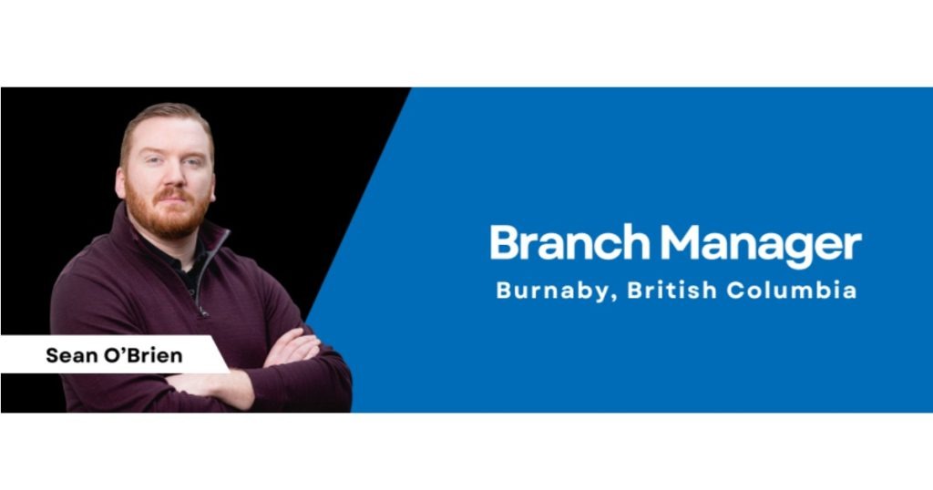 Sept 3, 2025 - EB Horsman Announces Sean O’Brien as New Burnaby Branch Manager 1