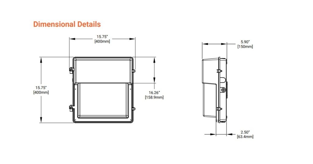 Sept 8, 2025 - Cooper Lighting Lumark AP - WPSQ Wall Square