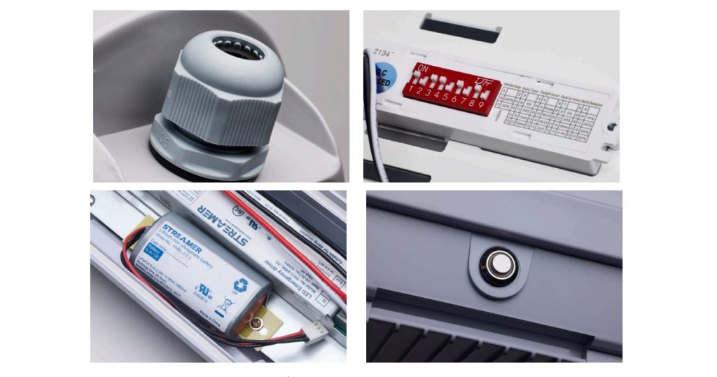 Oct 1, 2025 - SATCONUVO LED Vapor Proof Fixtures - With & Without Sensor & EM Backup