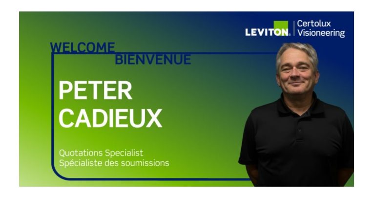 Nov 17, 2025 - Leviton Viscor Announces Peter Cadieux as a New Quotation Specialist 1