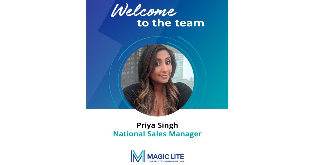 Dec 11, 2025 - Magic Lite Announces Priya Singh as New National Sales Manager in Canada