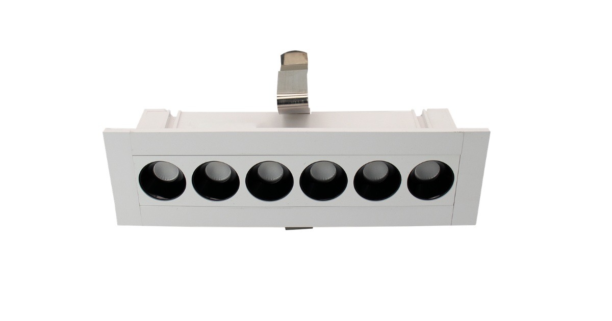 RENO Lighting: AURA Series – Mini Linear Recessed Spot Light – RENO-LRSL-5CCT-8W-WH