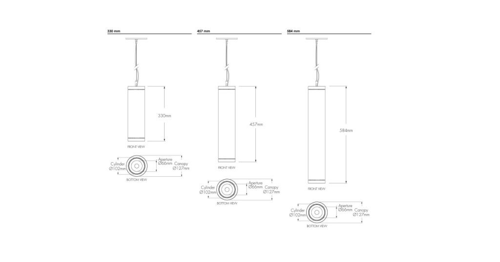 Jan 19, 2026 - Lumenpulse Lumencore Cylinder Opticolor+ Small Pendant