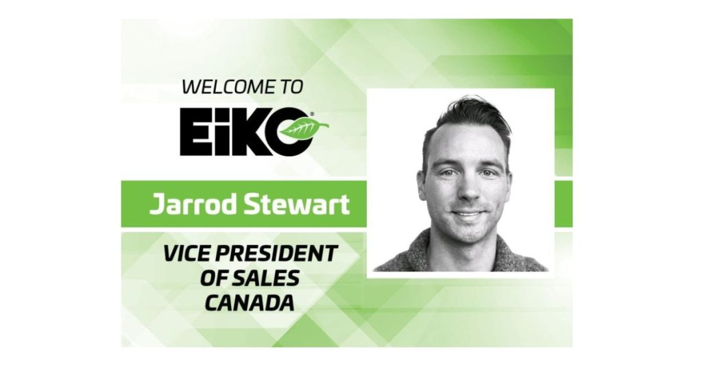 Jan 27, 2026 - EiKO Announces Jarrod Stewart as New Vice President of Sales for Canada