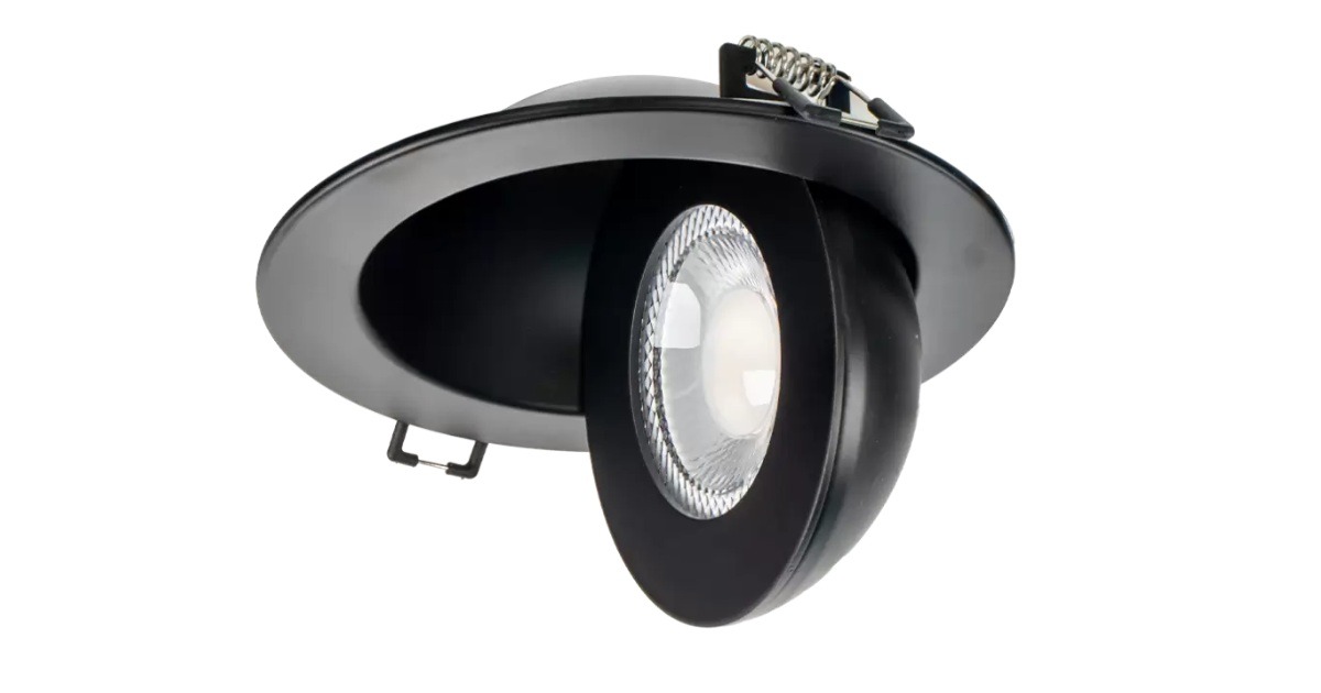 Arani: Swivel Gimbal 4” | 5CCT Variable | 750 Lumens | Round | Black | V4