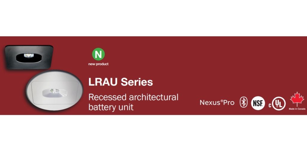 Feb 20, 2026 - ABB - Lumacell LRAU Series Recessed Architectural Battery Unit