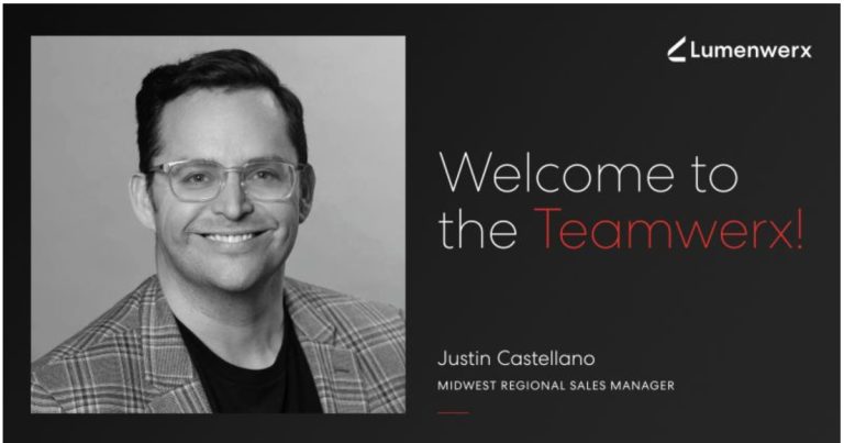 Feb 25, 2026 - Lumenwerx Welcomes Justin Castellano as Their New Midwest Regional Sales Manager